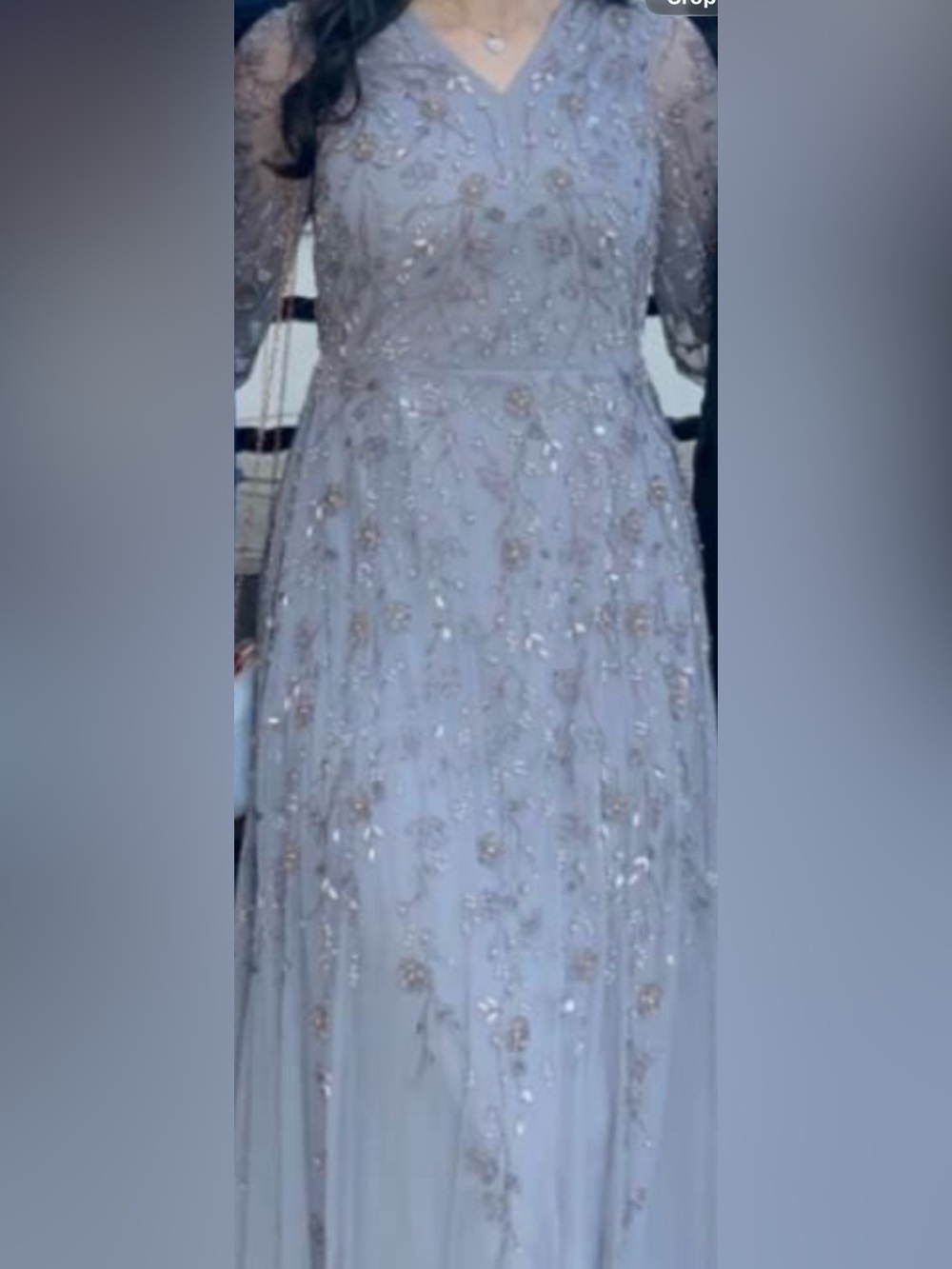 ASOS Lilac Ethereal Gown